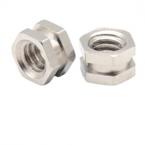 DIN 16903 threaded Insert Nuts For Plastics Mouldings - Hex with Shoulder